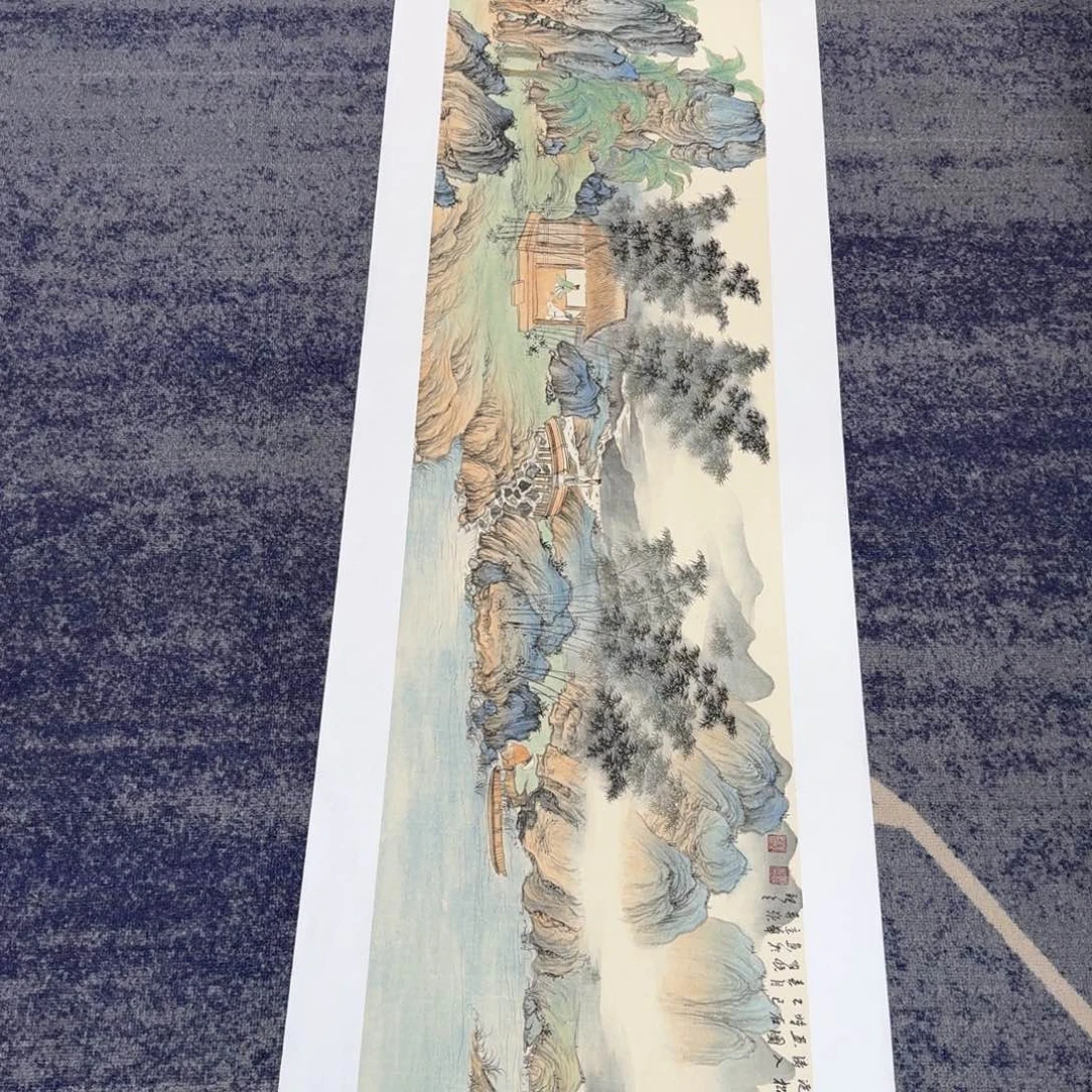 国画纯手绘山水花鸟作品