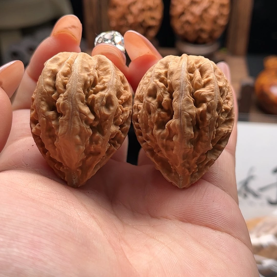 文玩核桃把件关东木子家楸大胖38