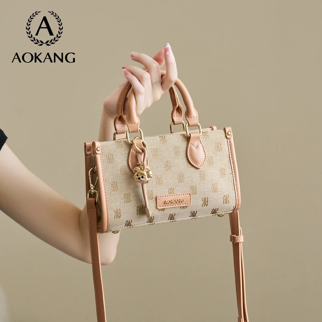 奥康手提包2025新款百搭斜挎包大容量轻奢高级托特包时尚单肩女包