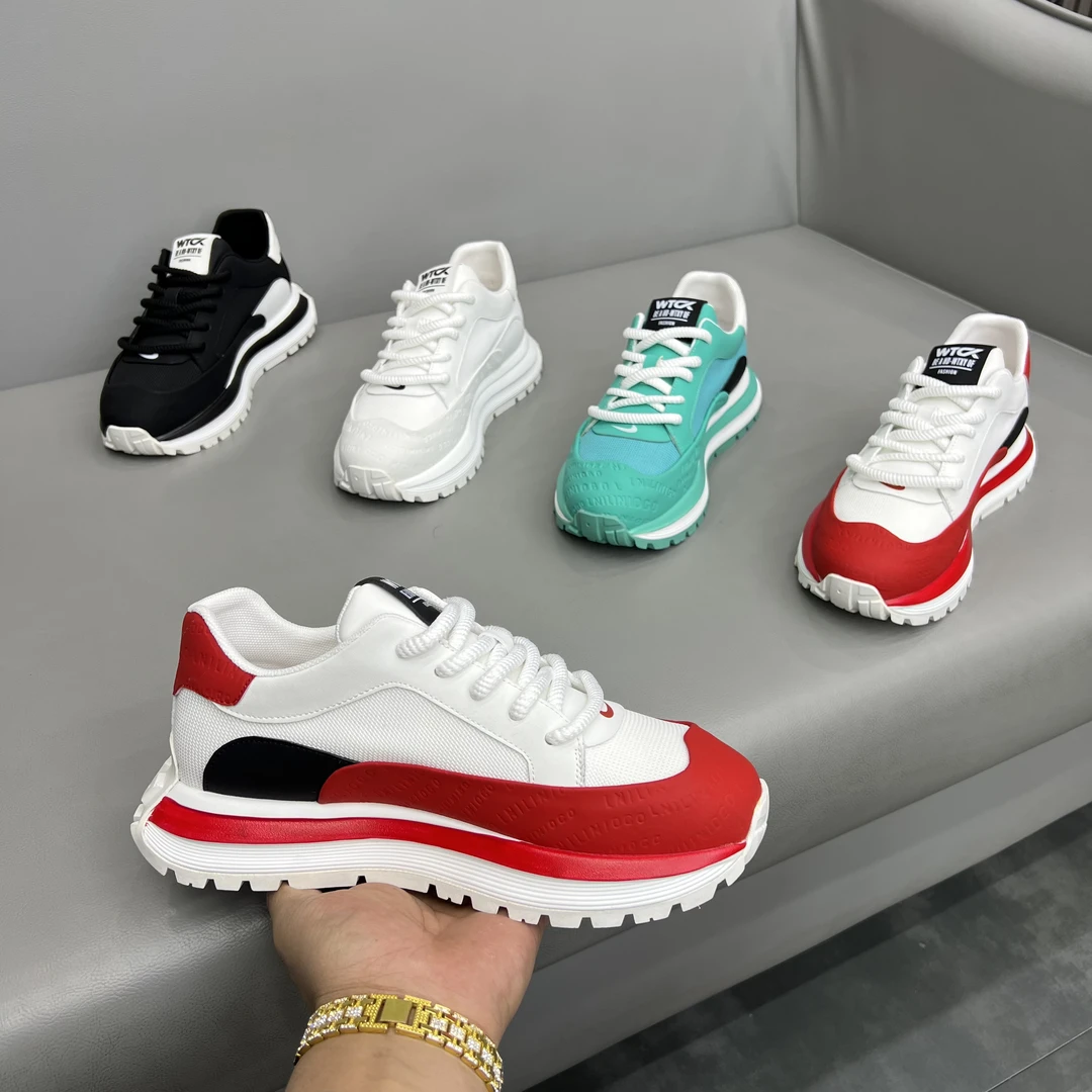 DJ5-1020春季新款低帮厚底男鞋舒适透气百搭休闲鞋男运动鞋