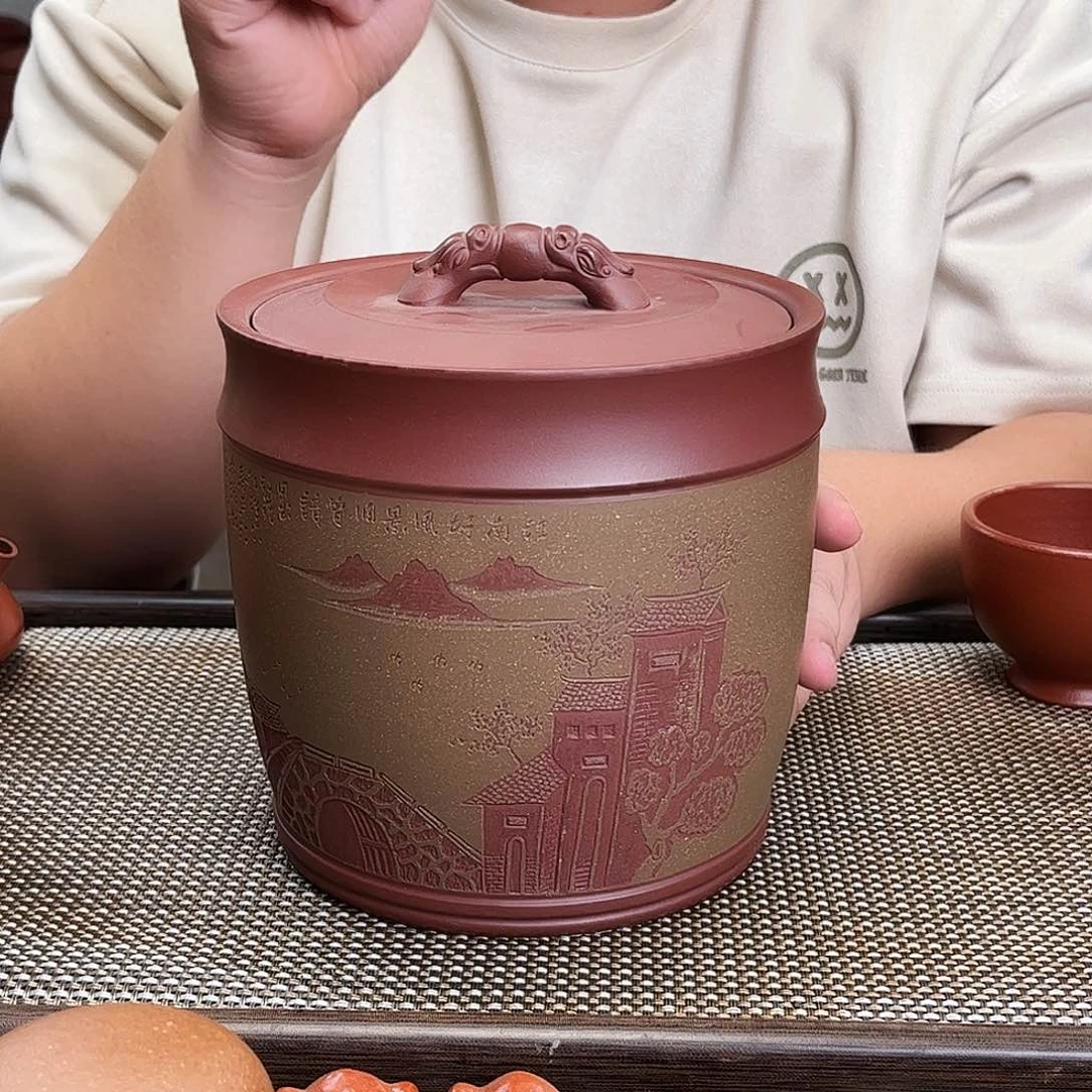 紫砂茶叶罐茶叶罐