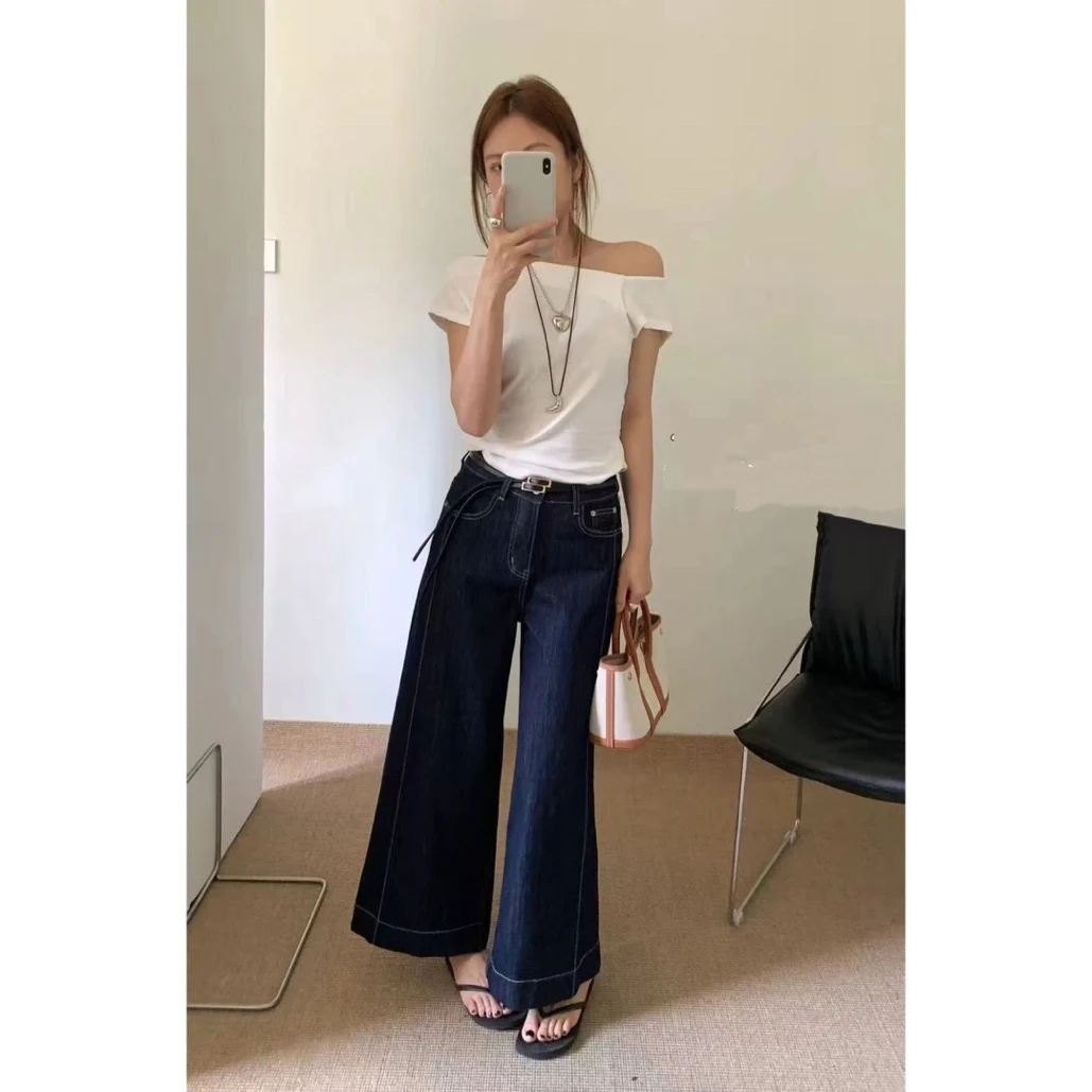8638韩版时尚休闲牛仔裤（没有皮带）97