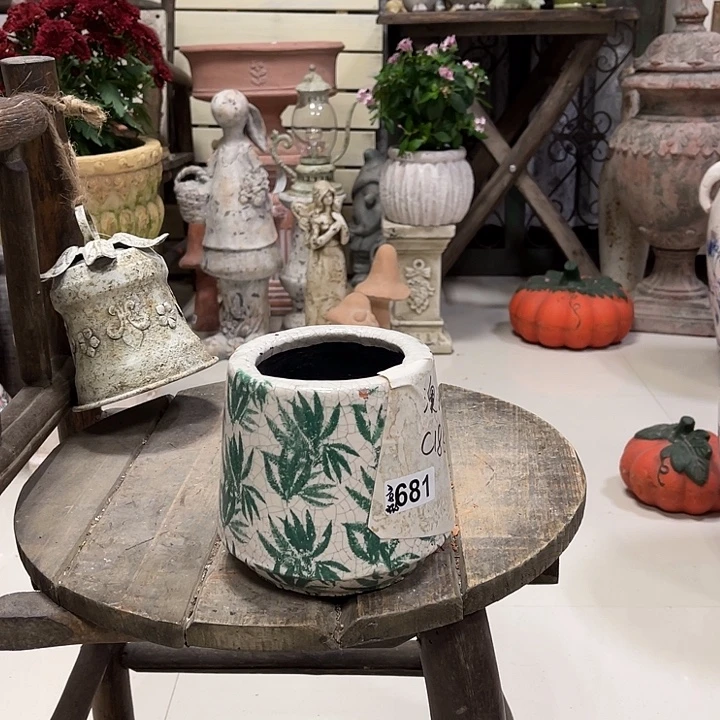 681微瑕疵树叶盆111