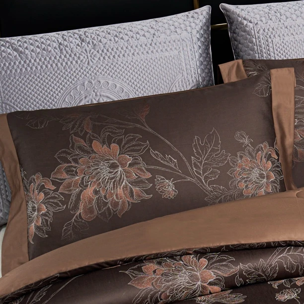 48*74cm 高精密云锦缎 枕套一对装