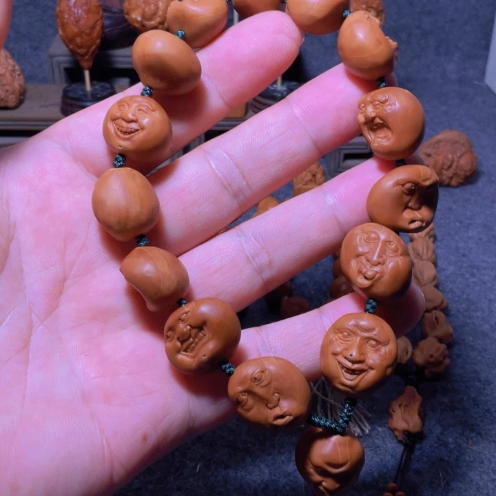 老***何手串/手链橄榄核手工制作工艺精湛