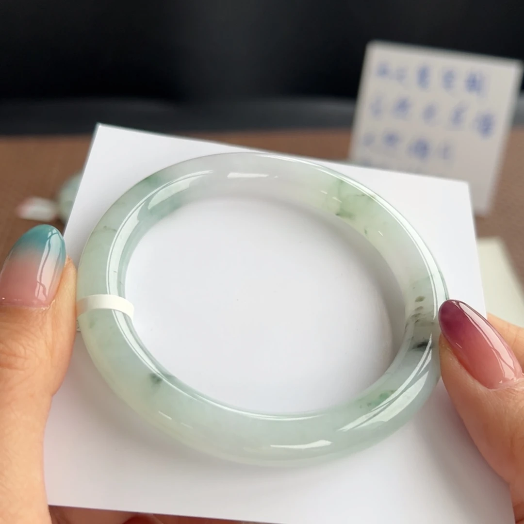 翡翠未镶嵌手镯34号 56