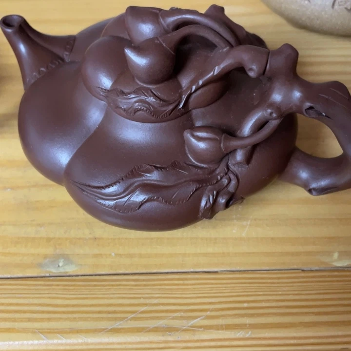 草***虹茶壶紫砂紫砂艺术作品