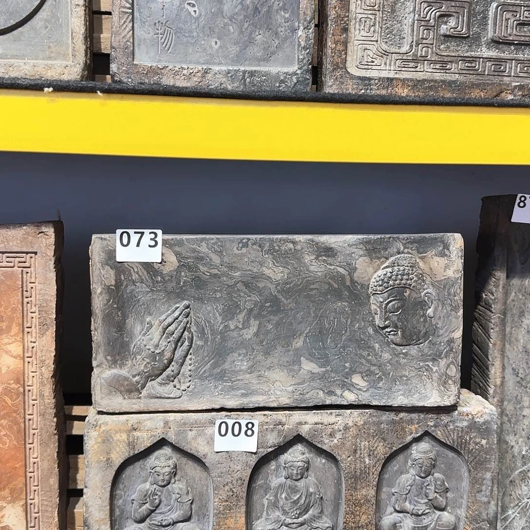 老砖茶台，砚台，画像砖