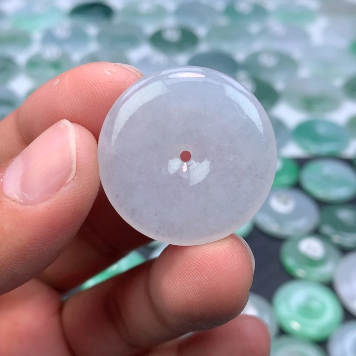 颈饰未镶嵌翡翠缅甸天然A货翡翠30.8-5.6