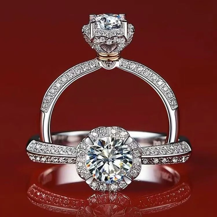 《诺曼尔》轻奢经典手捧戒1ct