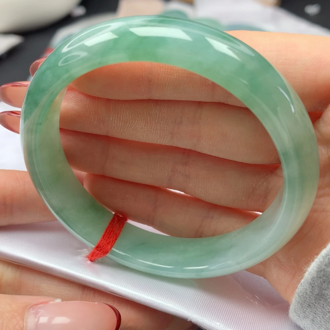 翡翠手镯未镶嵌58正圈