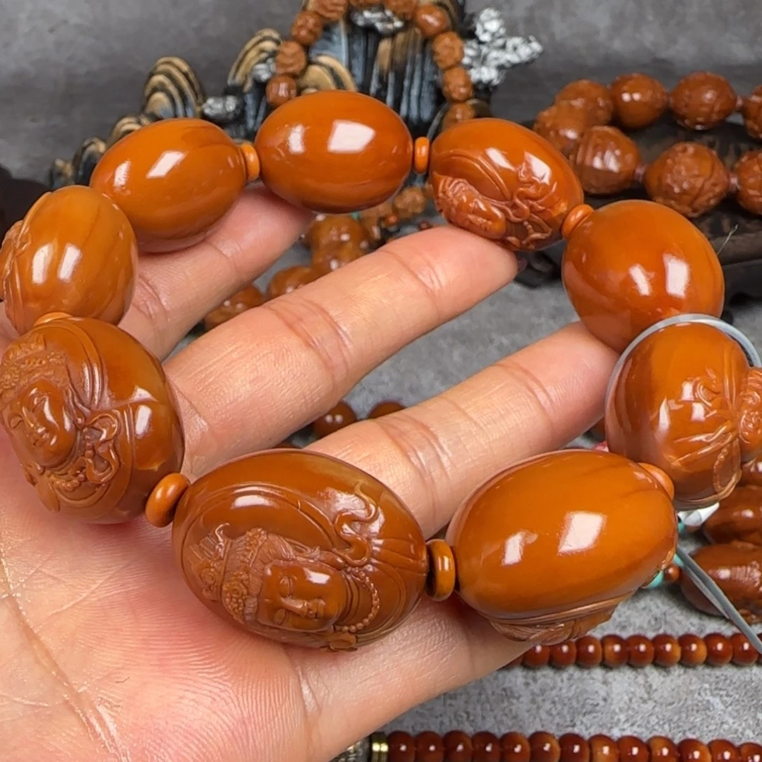 吊坠橄榄核水晶核观音