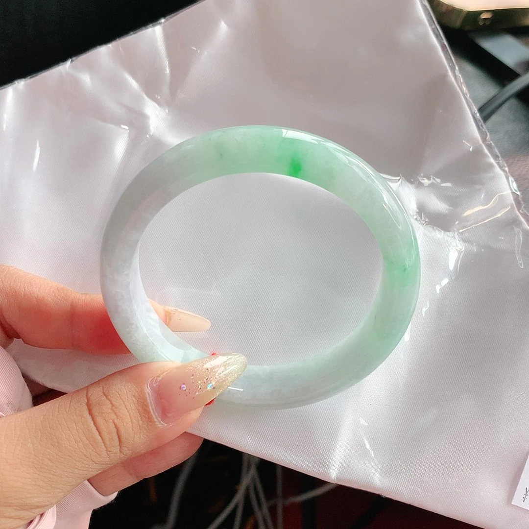 未镶嵌手镯翡翠57圈0062