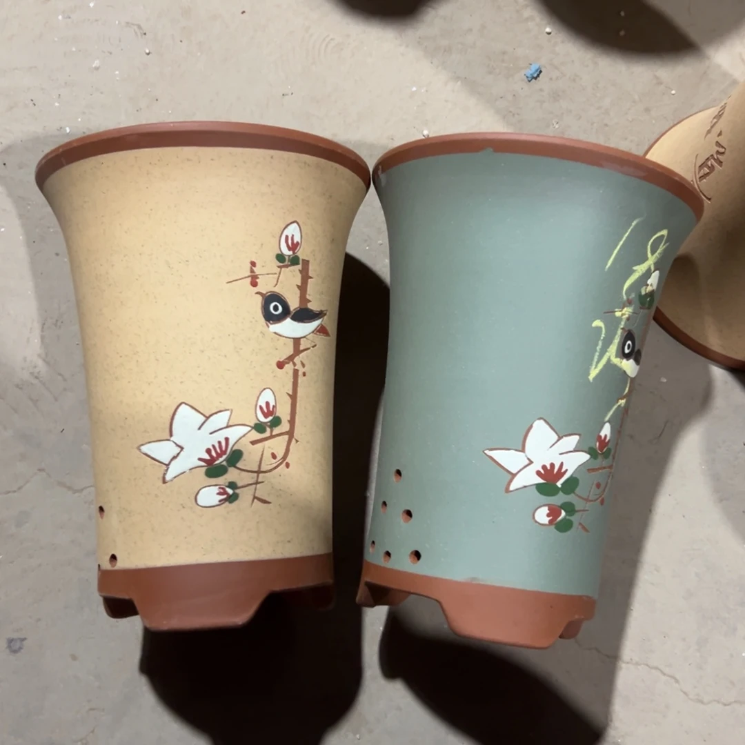 宜兴川阁紫砂花盆