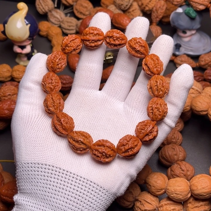 不***了文玩核桃手串八棱
