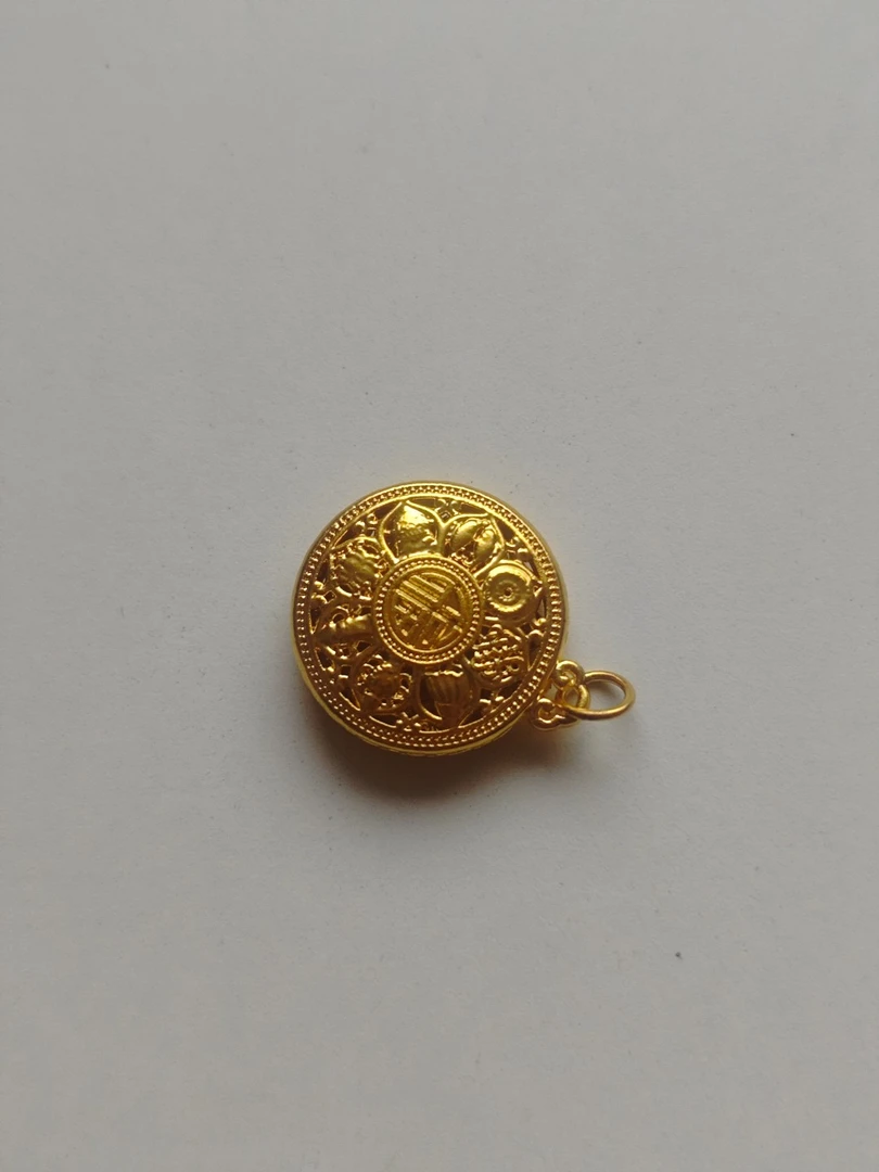 A(000)足金复古精致百搭八宝盘