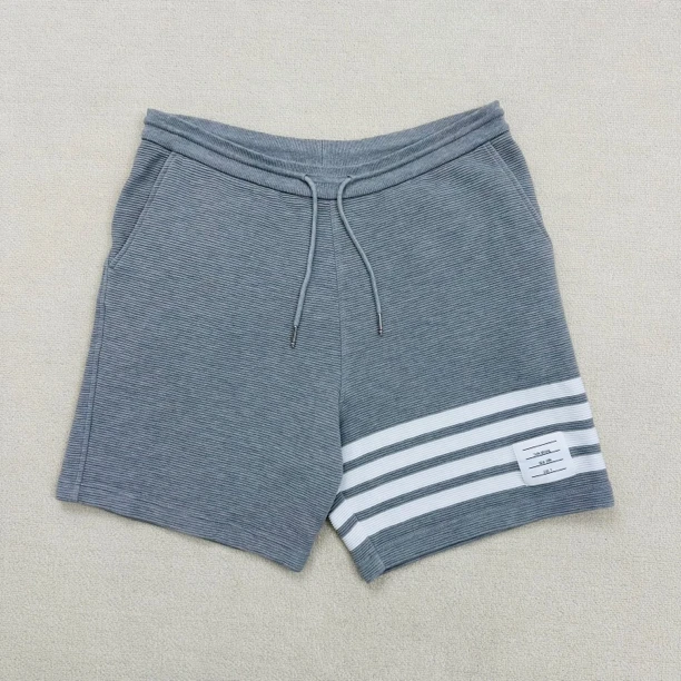 99新 THOMBROWNE 四条纹抽绳短裤/3码/WL0700