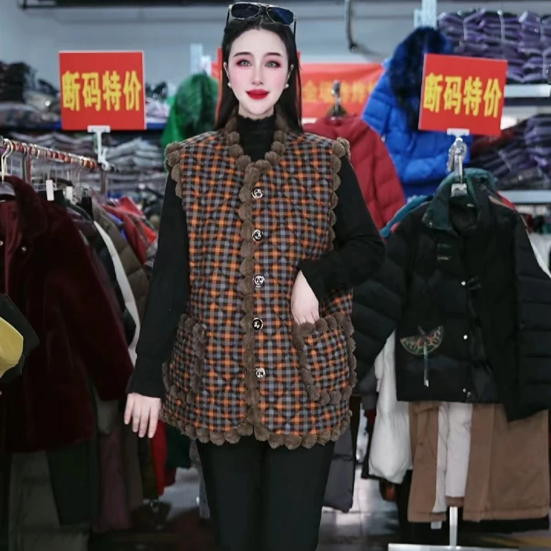 百搭时尚潮流休闲气质显瘦轻奢女款马甲2308