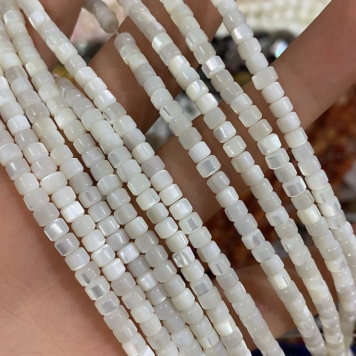 一条4mm马蹄螺车轮珠