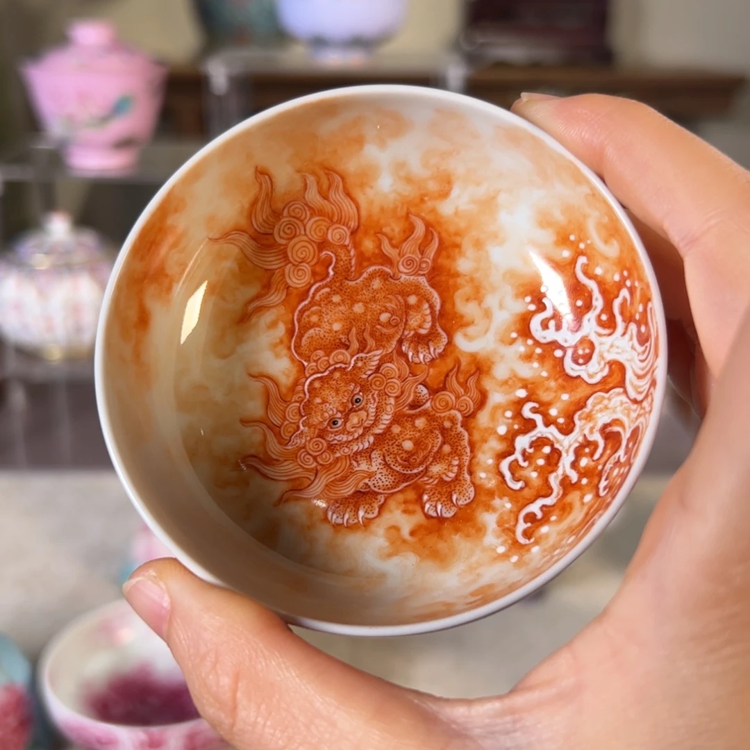 百***园纯手工手绘 高端茶器