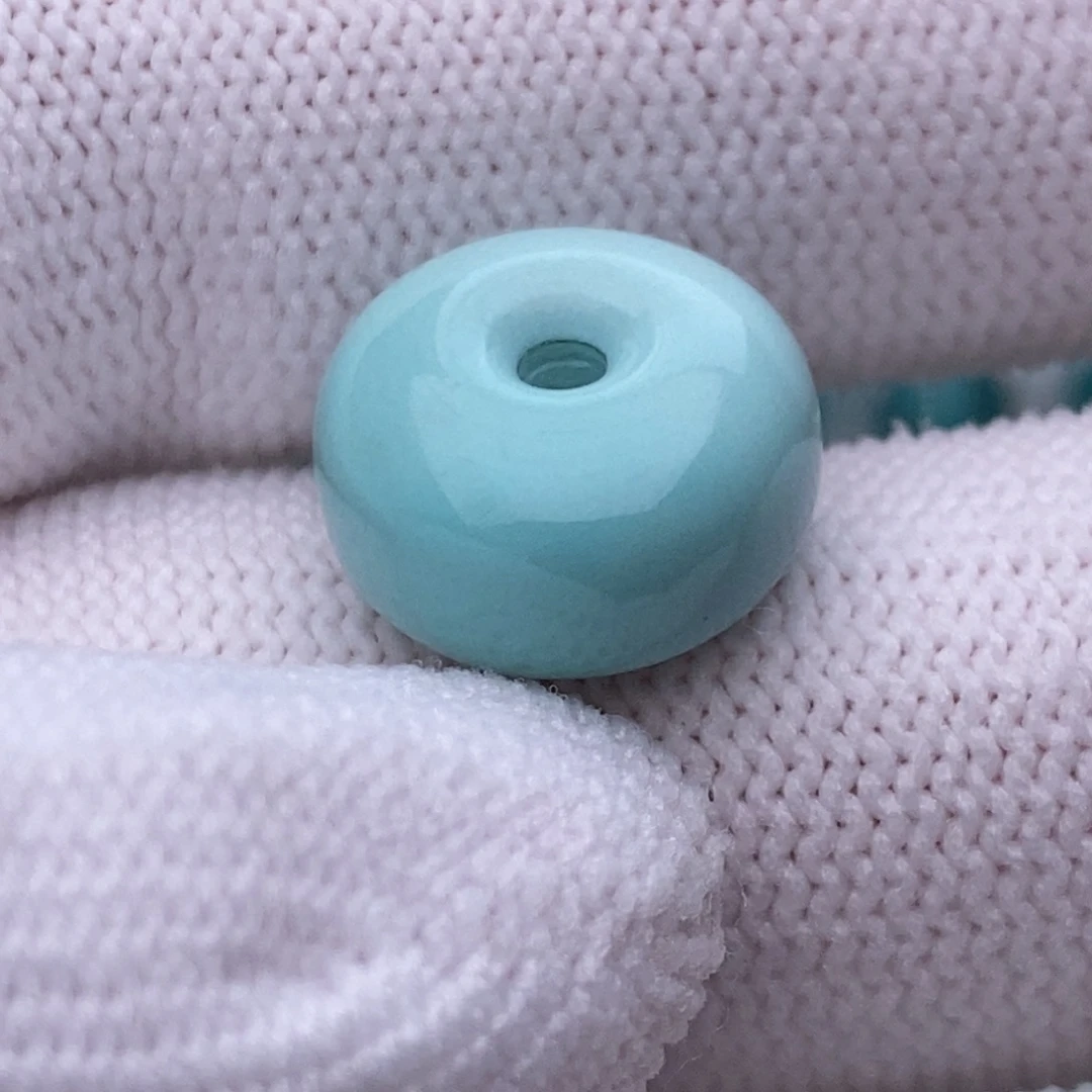 18K金镶嵌绿松石老型12.6mm