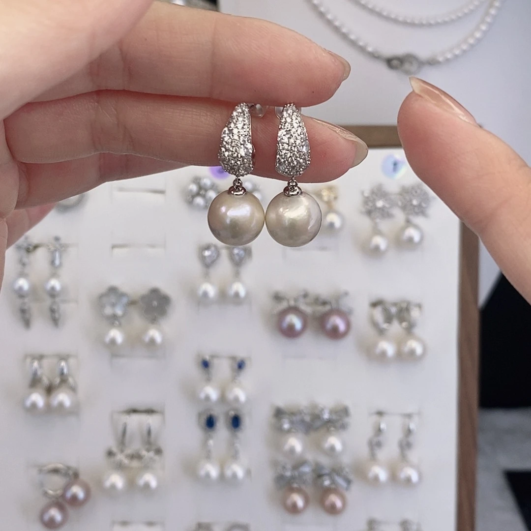 耳饰淡水珍珠合金