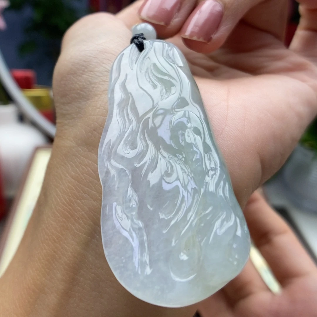 颈饰未镶嵌翡翠吊坠
