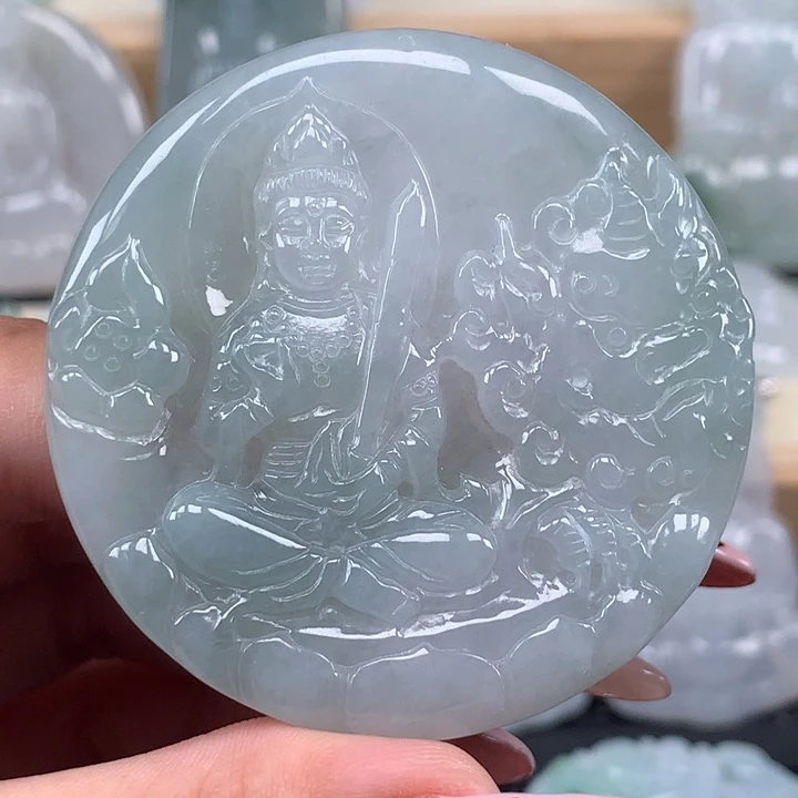 颈饰未镶嵌翡翠文殊