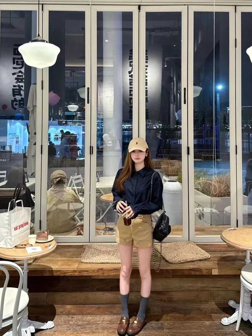 洋气衣服女韩系穿搭气质高级感镂空长袖衬衫上衣显瘦蕾丝半身裙子