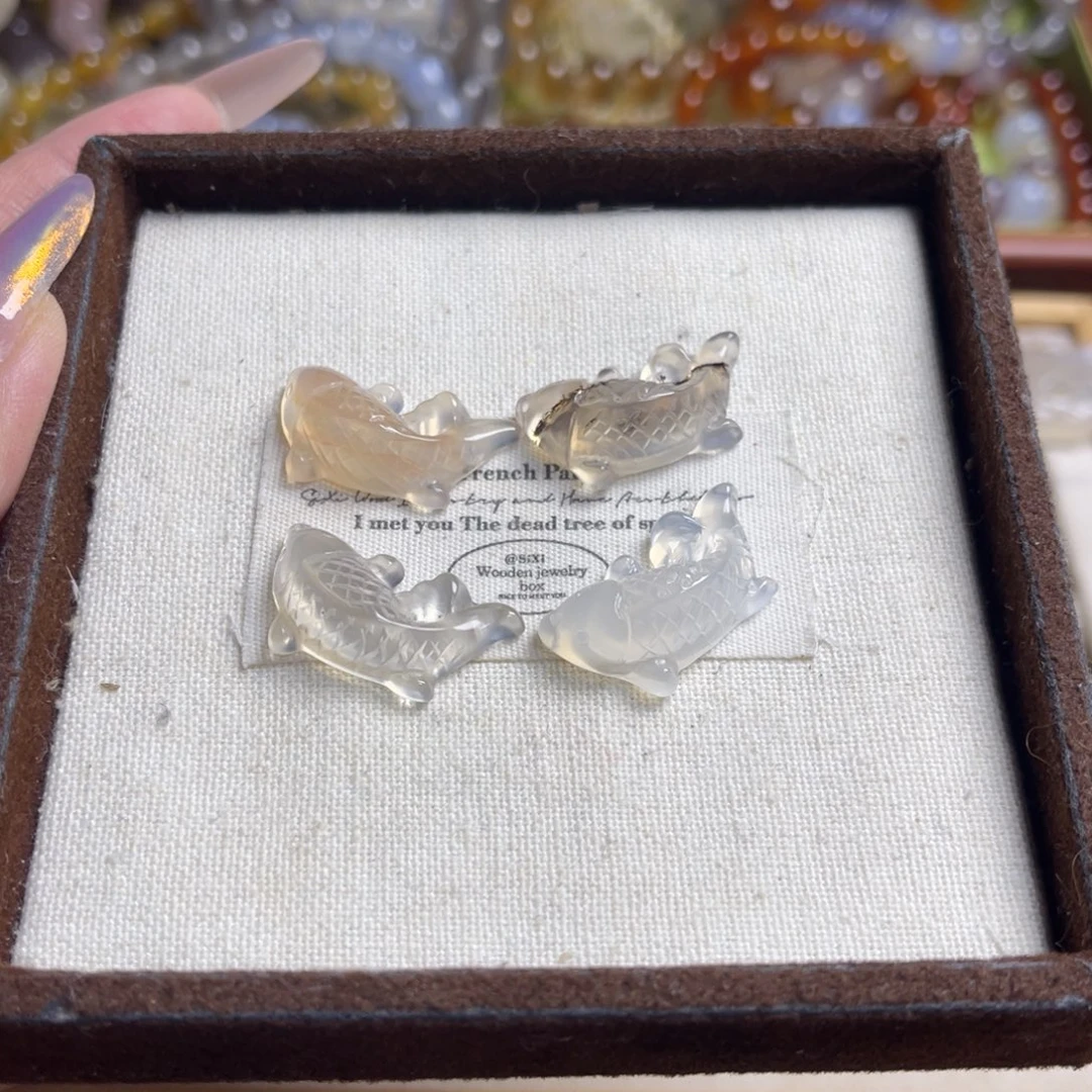 玛瑙/玉髓合金吊坠(不含链)