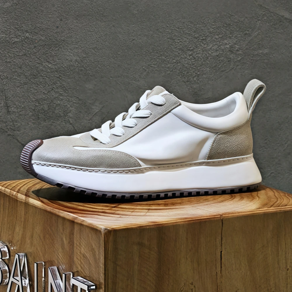 618 高档阿甘鞋马皮鞋春夏季透气百搭简约休闲运动鞋板鞋男小白鞋