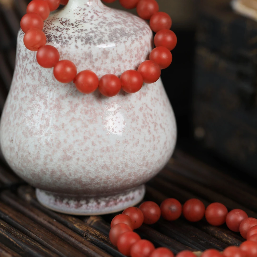 【巴铁专享】南红柿子红手串11-12mm