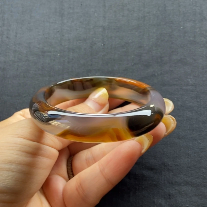 【闪购商品】玛瑙/玉髓手镯未镶嵌沙****常