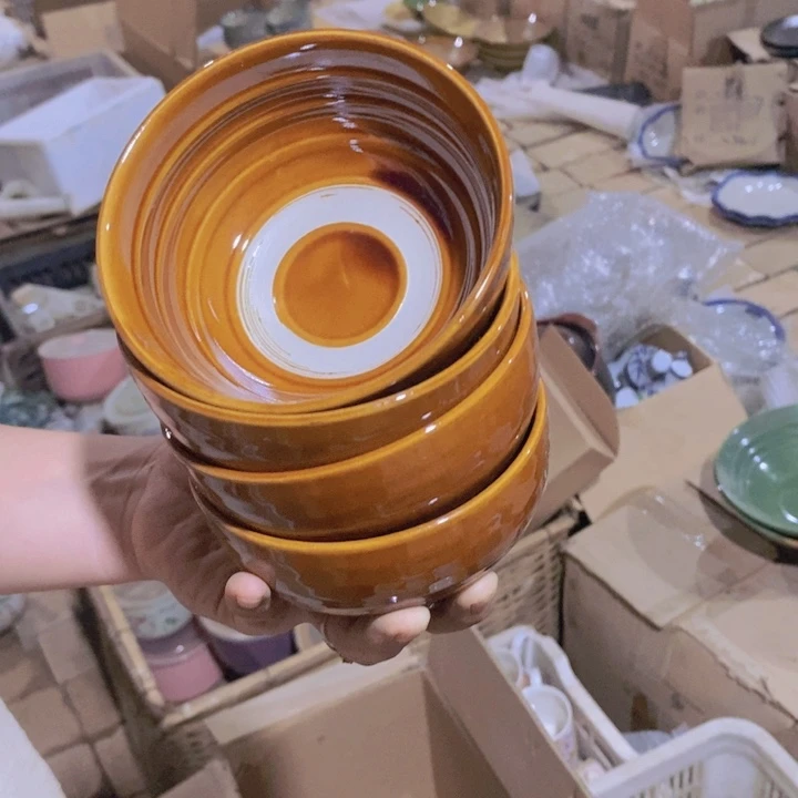 摆件陶瓷盘子碗摆件都有