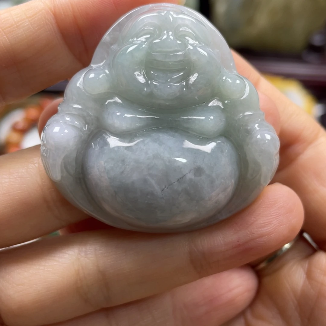 翡翠未镶嵌颈饰牌子