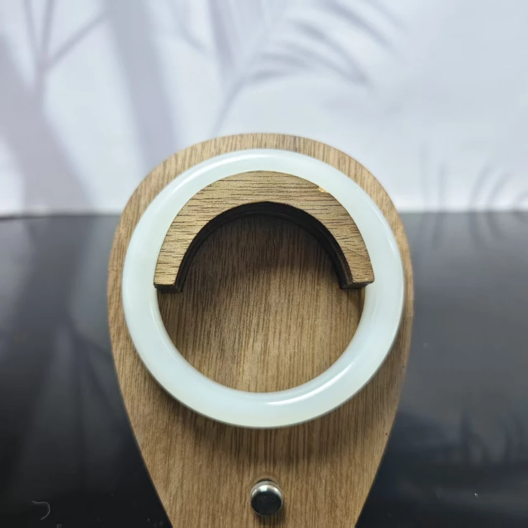 Y和田玉烟紫手镯（卡52）0279