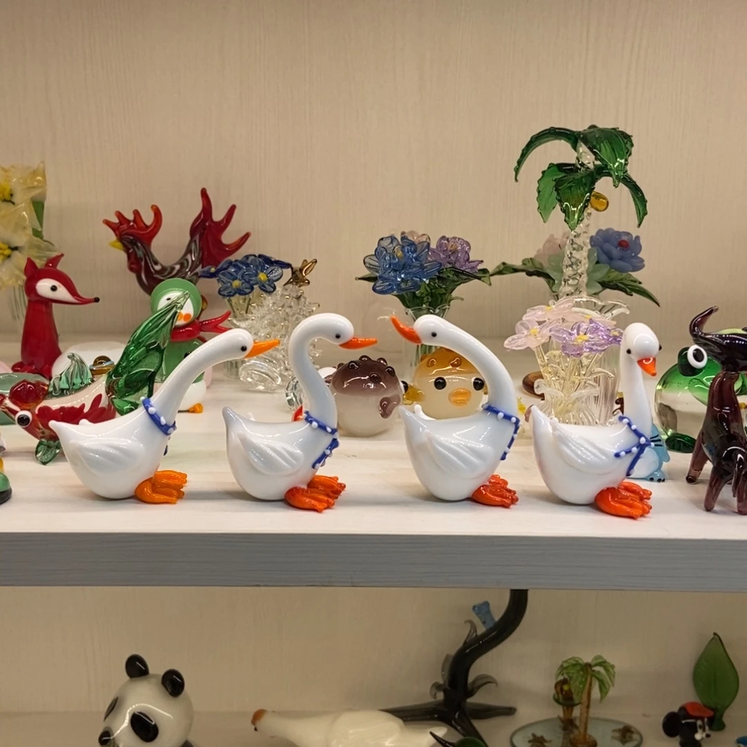 琉璃手工艺品大鹅备注