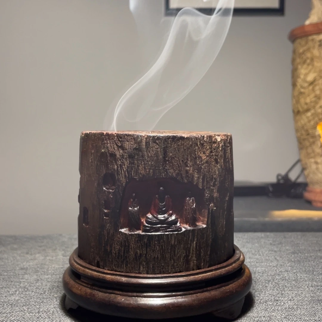 木晴***总紫檀工艺品香炉