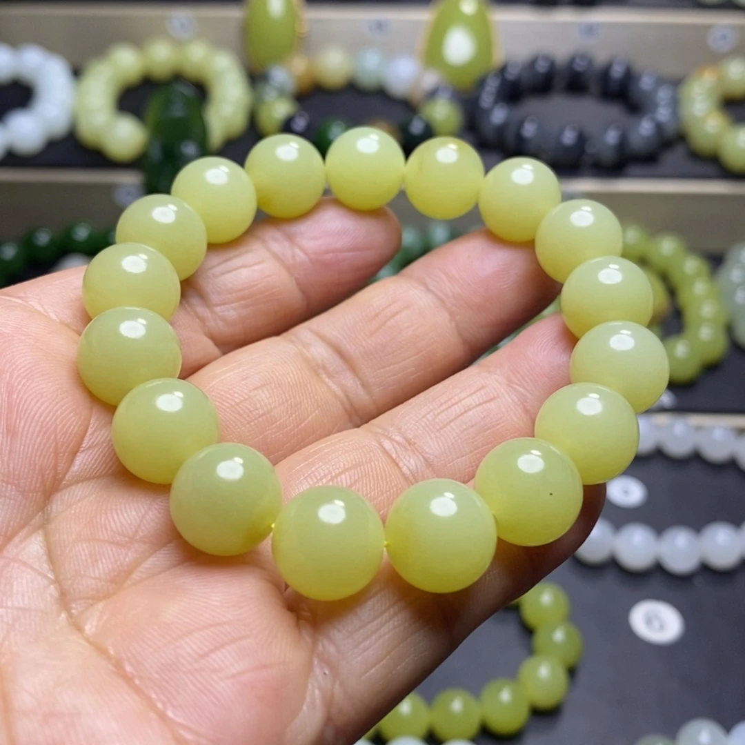 和田玉手串未镶嵌