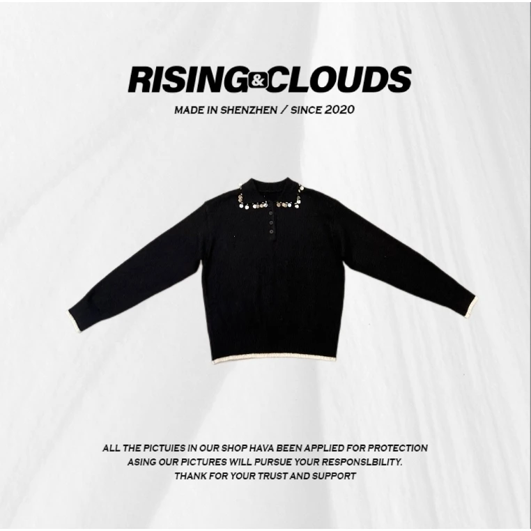 现【小云姐】保暖舒适贝壳毛衣”110011