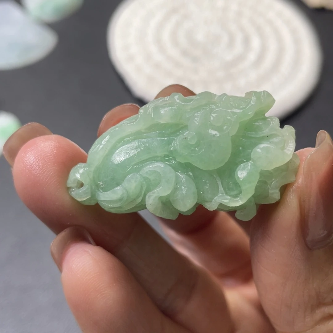 未镶嵌定制翡翠毛货