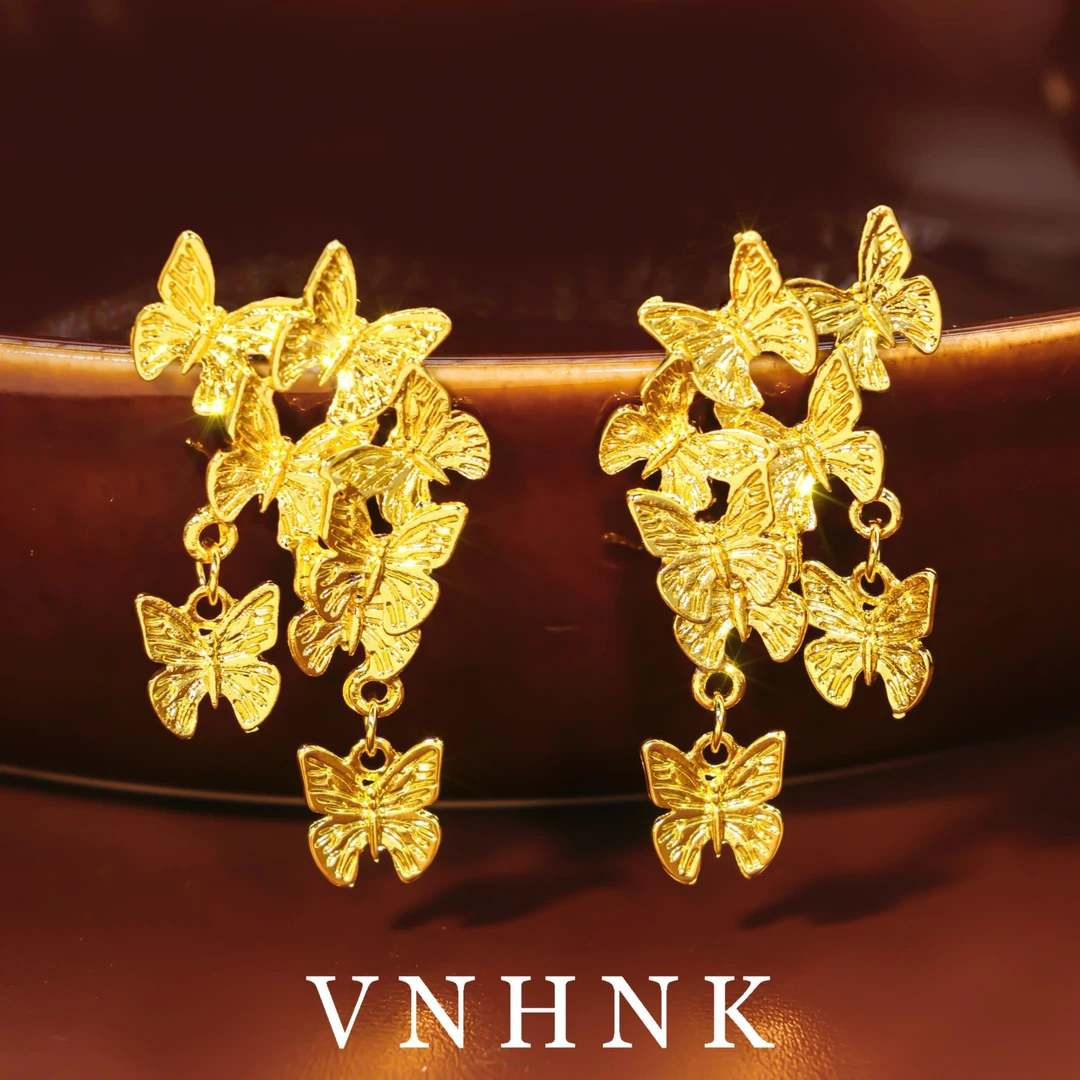 铜合金耳饰 美可儿  K208  金色时尚气质耳环