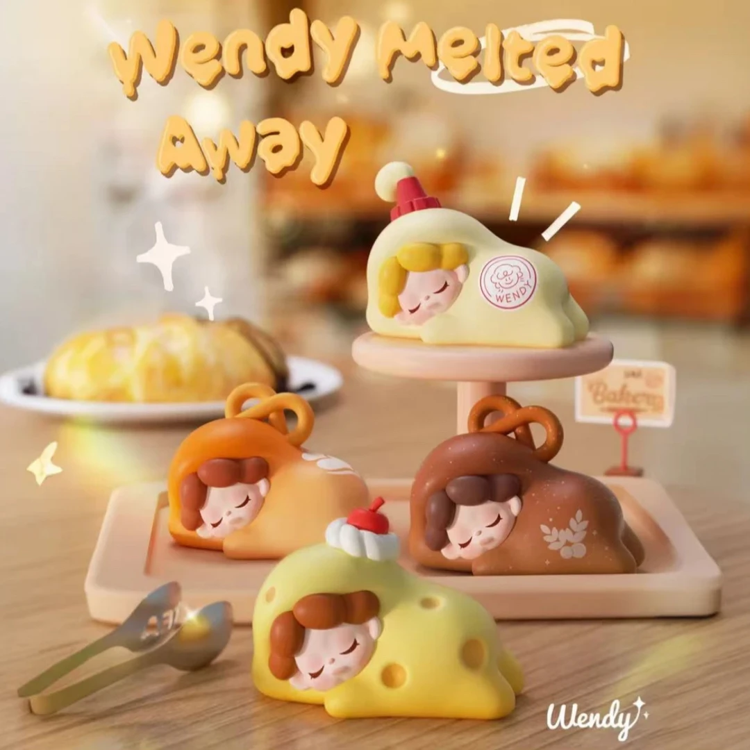 【代拆】Wendy二代融化了系列萌粒盲袋盲盒潮玩摆件