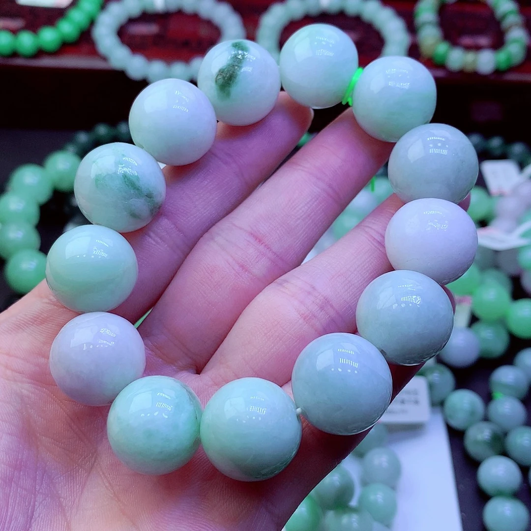 翡翠未镶嵌毛衣链