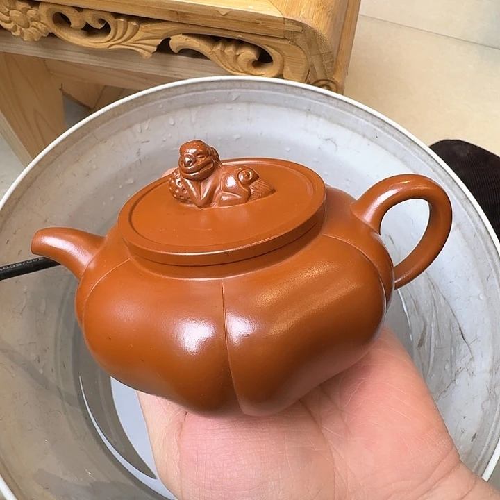 紫砂茶壶明*宜兴原矿手工紫砂壶