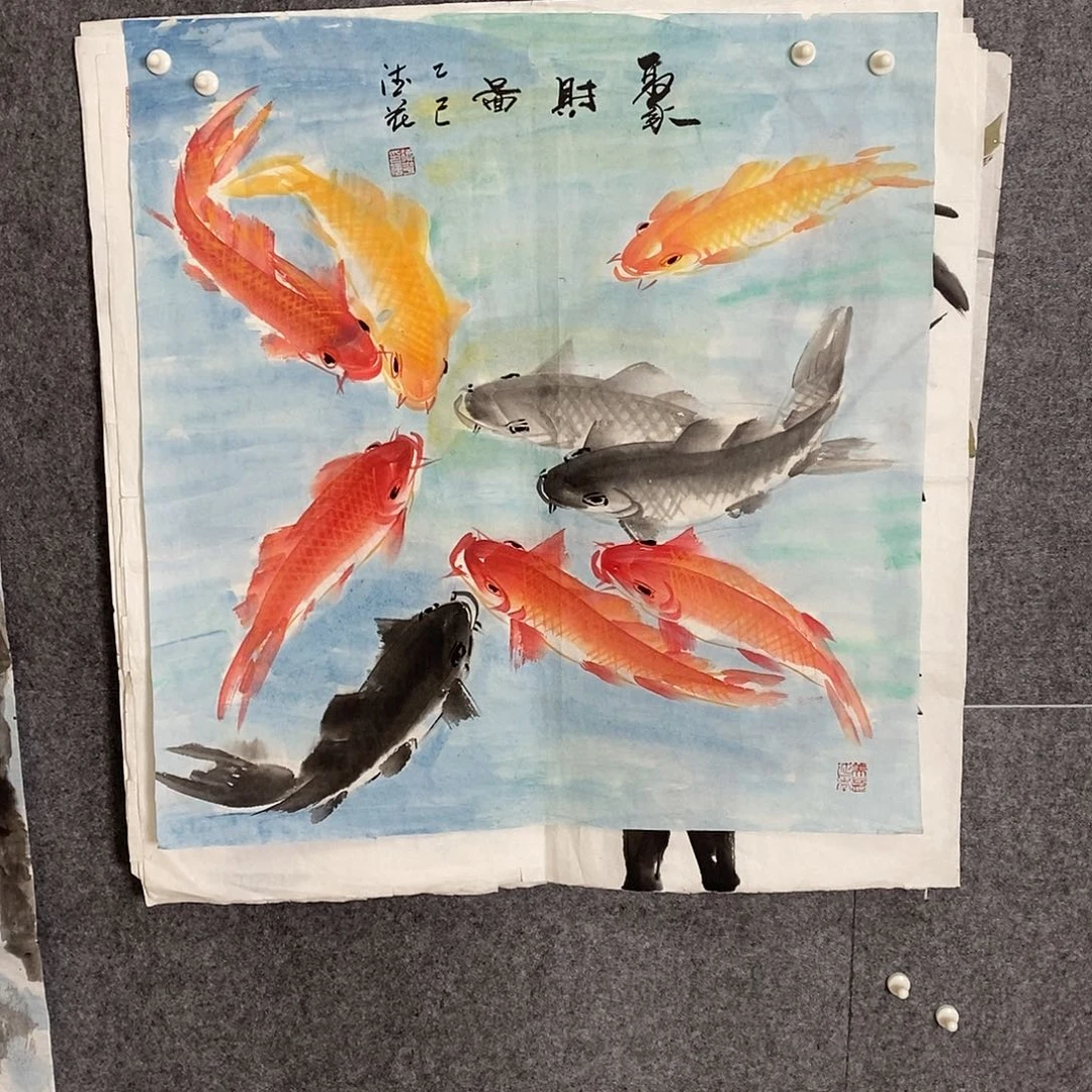 国画国画作品纯手写手绘3