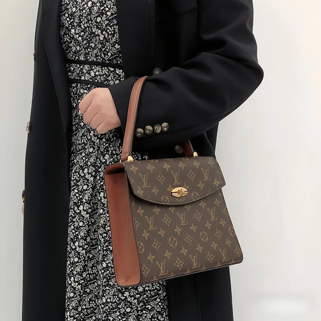 修复品LouisVuitton/路易威登【李李专属】中古kelly mi 1921手提款