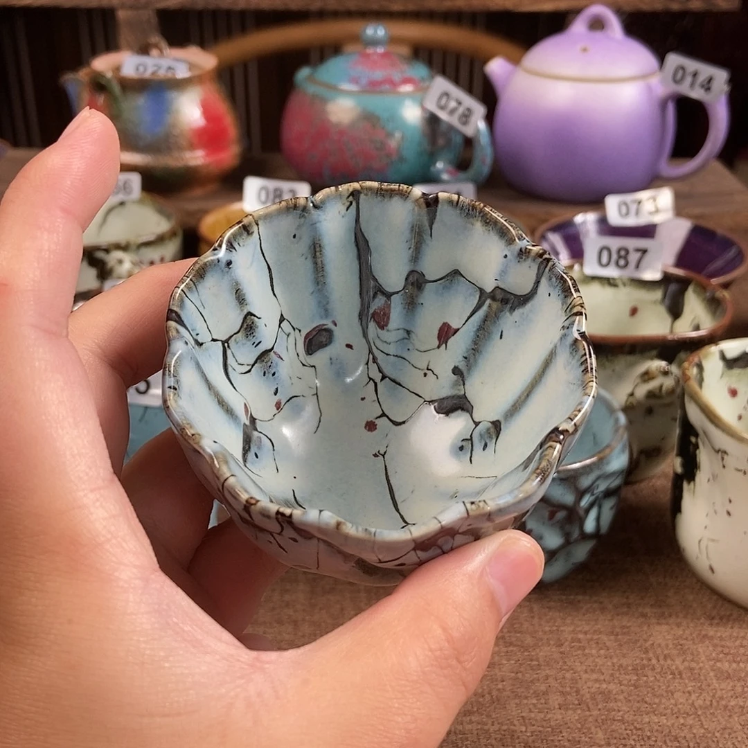 阿***1瓷片钧瓷茶壶茶具