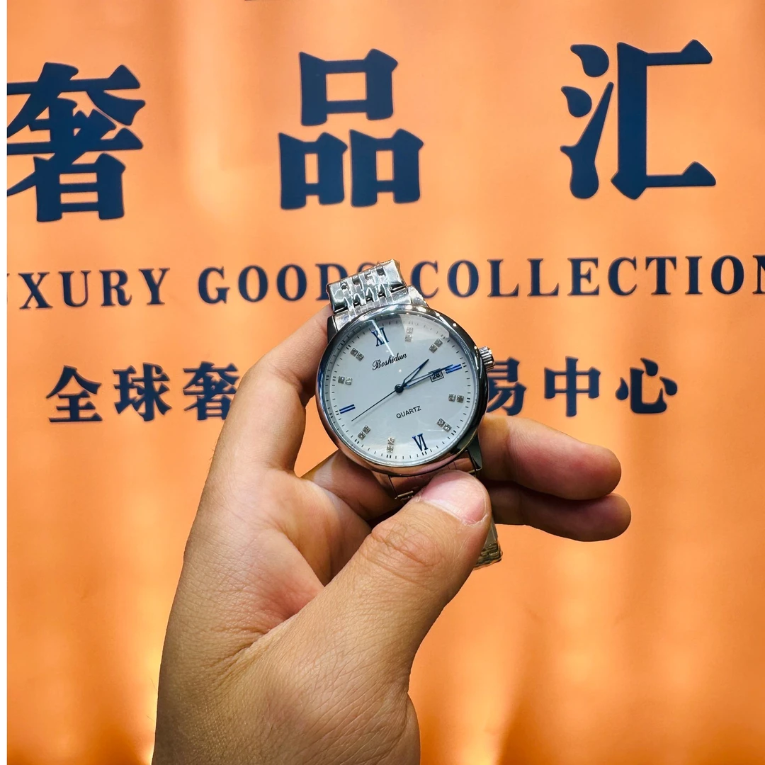 【按编号下单】DG2025简约大气自动背透薄款日历夜光防水男表集合-1