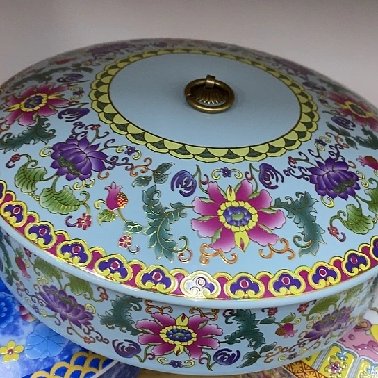 瓷片陶瓷茶叶罐密封罐